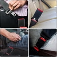 thumbnail image 4 of Riverwind 8 Pack 4.7" Seat Belt Buckle Extender, Seat Belt Buckle for Cars, Universal Fit, Black (7/8" Tongue Width), 4 of 7
