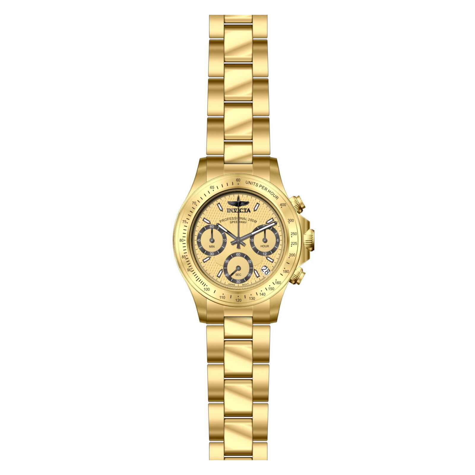 INVICTA Watch 14931 Stainless Steel Quartz Female Gold