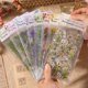 thumbnail image 3 of Bolsa de pegatinas para libros de la serie Nature, de PVC, con diseño de plantas y flores, material retro, papel, pegatinas para libros de niños, 3 of 5