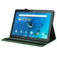 thumbnail image 2 of SaniMore for Lenovo Tab M10 10.1 inch 3rd Generation TB-328F Wallet Case Card Slots Hand Rope Anti-slip Strip Pen Holder Auto Wake/Sleep Stand Embossed Butterfly for Girls Women, Green, 2 of 5