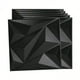 thumbnail image 3 of Panel De Pared 3d Negros 30x30 Cm 10 Piezas Decoración, 3 of 5