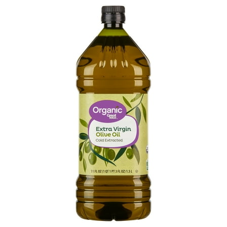 Great Value Organic Extra Virgin Olive Oil, 51 fl oz