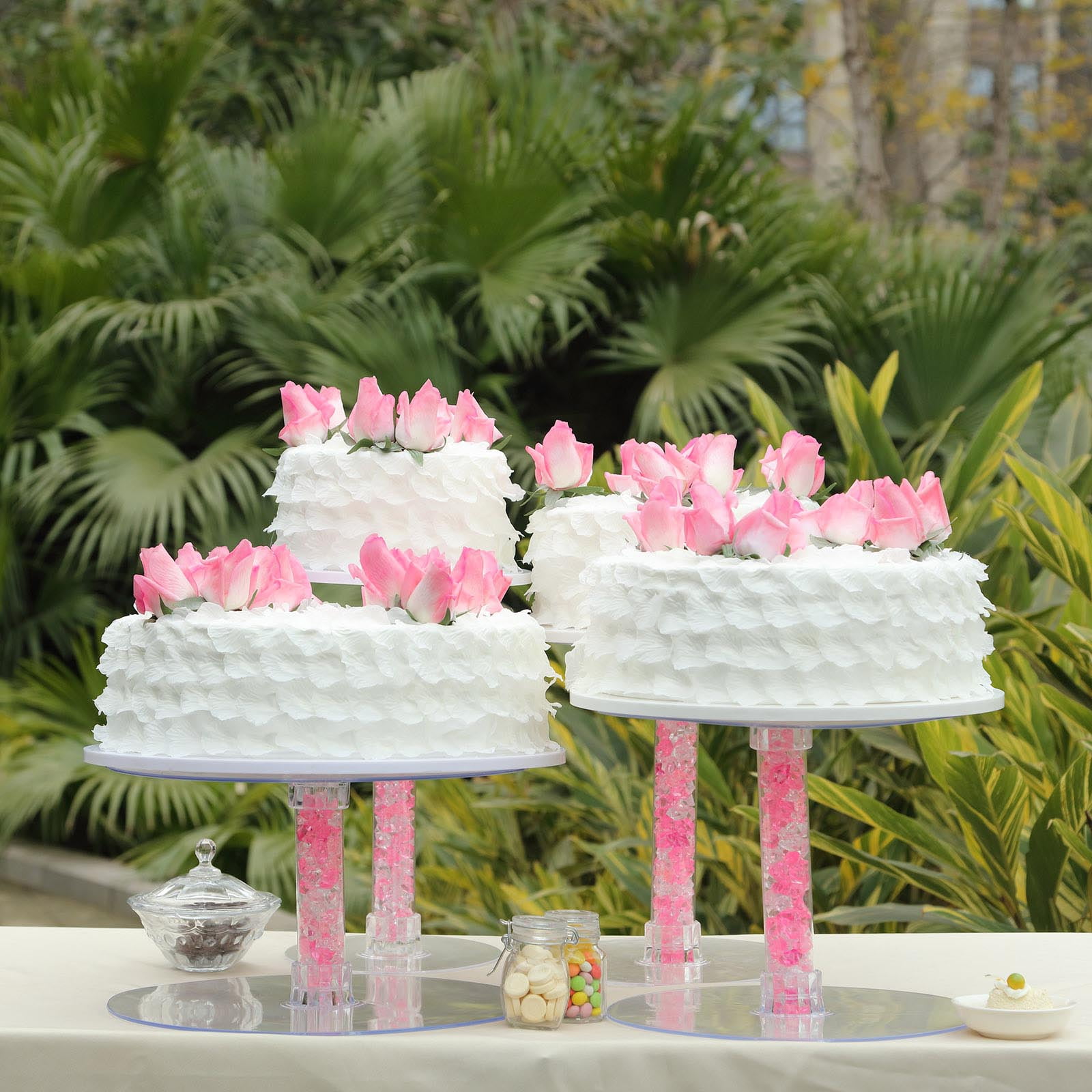 3 Tier Disposable Cupcake Cake Stand Holder Wedding Birthday Party Display 