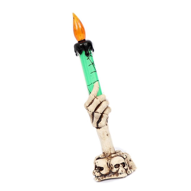 Bearachild sin llama de Halloween, candelabro brillante para interiores, suministros para fiestas, centro de de ambiente, decoración en forma de Kits de decoración para fiestas Numero 3 Bearachild HA042748-03