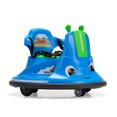 thumbnail image 3 of TOBBI Snail Baby Bumper Car, 12V Kids Electric Ride On Toy with Remote Control/Children DIY Funny Stickers/360 Degree Spin, Blue, 3 of 9