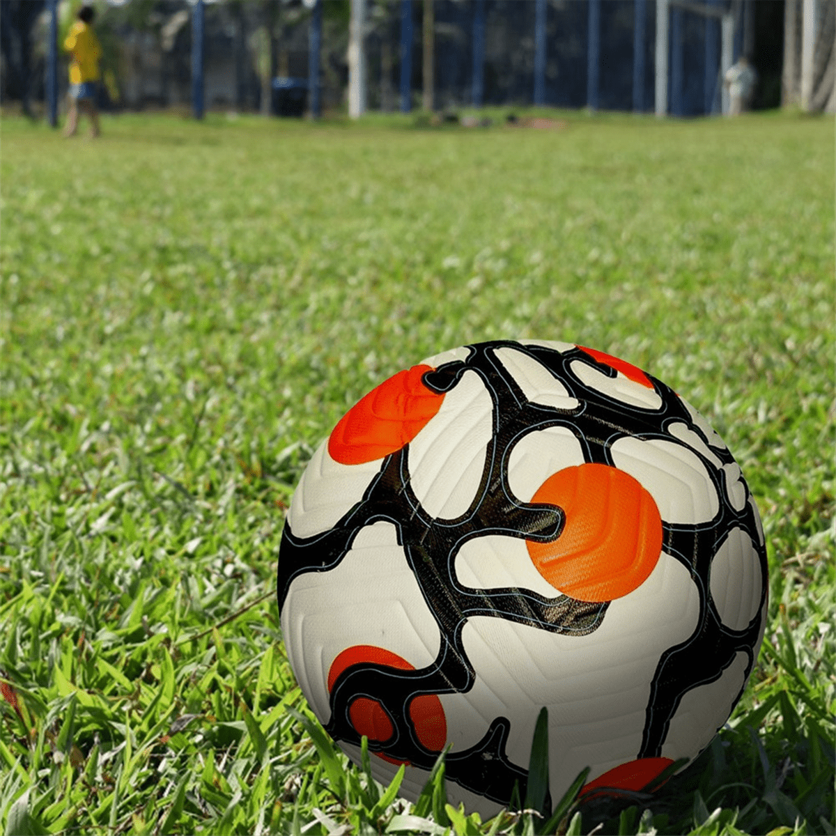 Standard Size 5 PU Thermal Bonded Seamless Leakproof Soccer Ball Adult Indoor Outdoor Grass Training Match Football PU