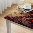 thumbnail image 4 of nygtbtfer Table Cloth Rectangle Tablecloth Outdoor Washable Winkle and Stain Resistant Spandex Table Cover for Kitchen Dining Tabletop Decoration, 4 of 7