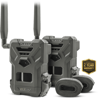 SPYPOINT FLEX-G36 Cellular Trail Cameras 2-Pack, 36MP Photos