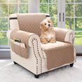 thumbnail image 2 of TWINNIS Waterproof Recliner Covers Dog Chair Cover Furniture Protector Sofa Slip Cover for Pets and Kids,25",Sand, 2 of 7