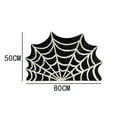 thumbnail image 3 of AuroraX Spider Bath Rug Mat Soft Halloween Non-Slip Backing Entryway Rug Art Deco 15x23 Inch, 3 of 4
