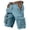 Light Blue, variant on GrmtClth American Flag Print Cargo Shorts for Men Independence Day 1776-2026 Summer Shorts Breathable Multi-Pocket Short Pant Fashion Work Trousers Wine S