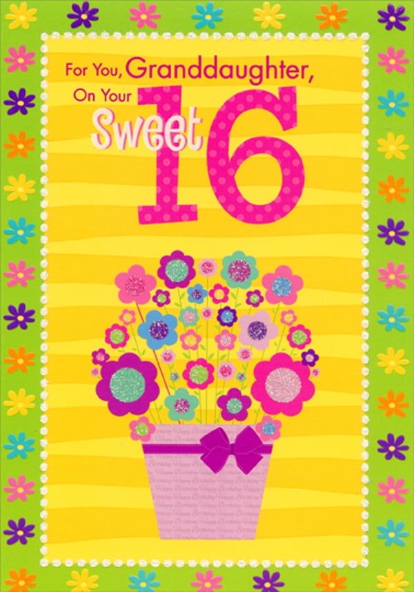 Sweet 16 Birthday Imprintable Thank You Notes by Hallmark 149176 8 count 