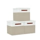 thumbnail image 1 of Cesta de almacenamiento DECOMOMO Cubos de almacenamiento con tapa 33 cm 3 unidades, 1 of 7