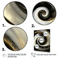 thumbnail image 3 of Designart Abstract Modern Swirl I Canvas Wall Art, 3 of 5