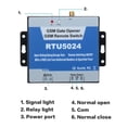thumbnail image 4 of RTU5024 Access Controller,  Remote GSM Gate Opener Practical Multi Purpose Free Call SMS Command Support 850 900 1800 1900MHz Metal  for Elevator, 4 of 7