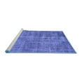 thumbnail image 2 of Ahgly Company Machine Washable Indoor Round Persian Blue Traditional Area Rugs, 6' Round, 2 of 4