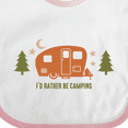 thumbnail image 4 of Inktastic Rather Be Camping C3 Boys or Girls Baby Bib, 4 of 4