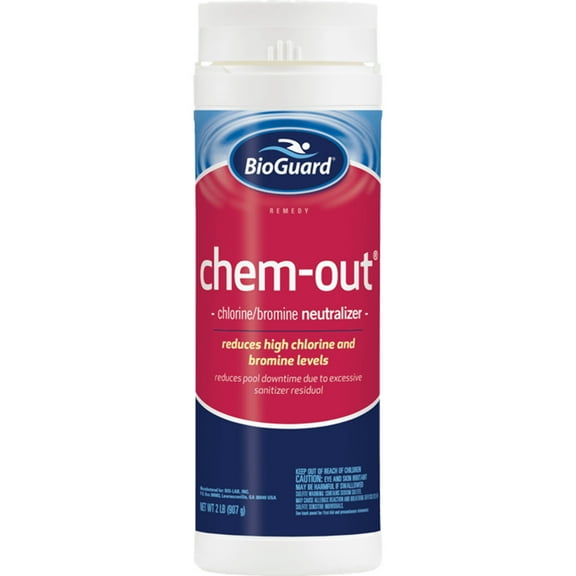 BioGuard Chem-Out Neutralizing Swimming Pool Stain Remover, 2 lbs, (2 Pack)