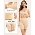 thumbnail image 3 of 3PCS Bragas moldeadoras de cintura alta Estómago plano para mujeres Funda adelgazante Ropa corta Compresión abdominal Adelgazante Anti rozaduras Muslo JM MX-0135156FYD, 3 of 5