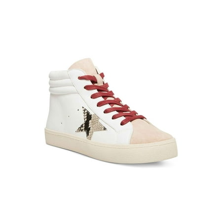 

Madden Girl Womens Lula Lace-Up High-Top Sneakers GRAY Size 9.5