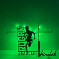 thumbnail image 2 of Shinelab Rugby Metal Sign LED Wall Decor, Custom Rugby Decor Personalized Rugby Player Gifts 11913, 2 of 3