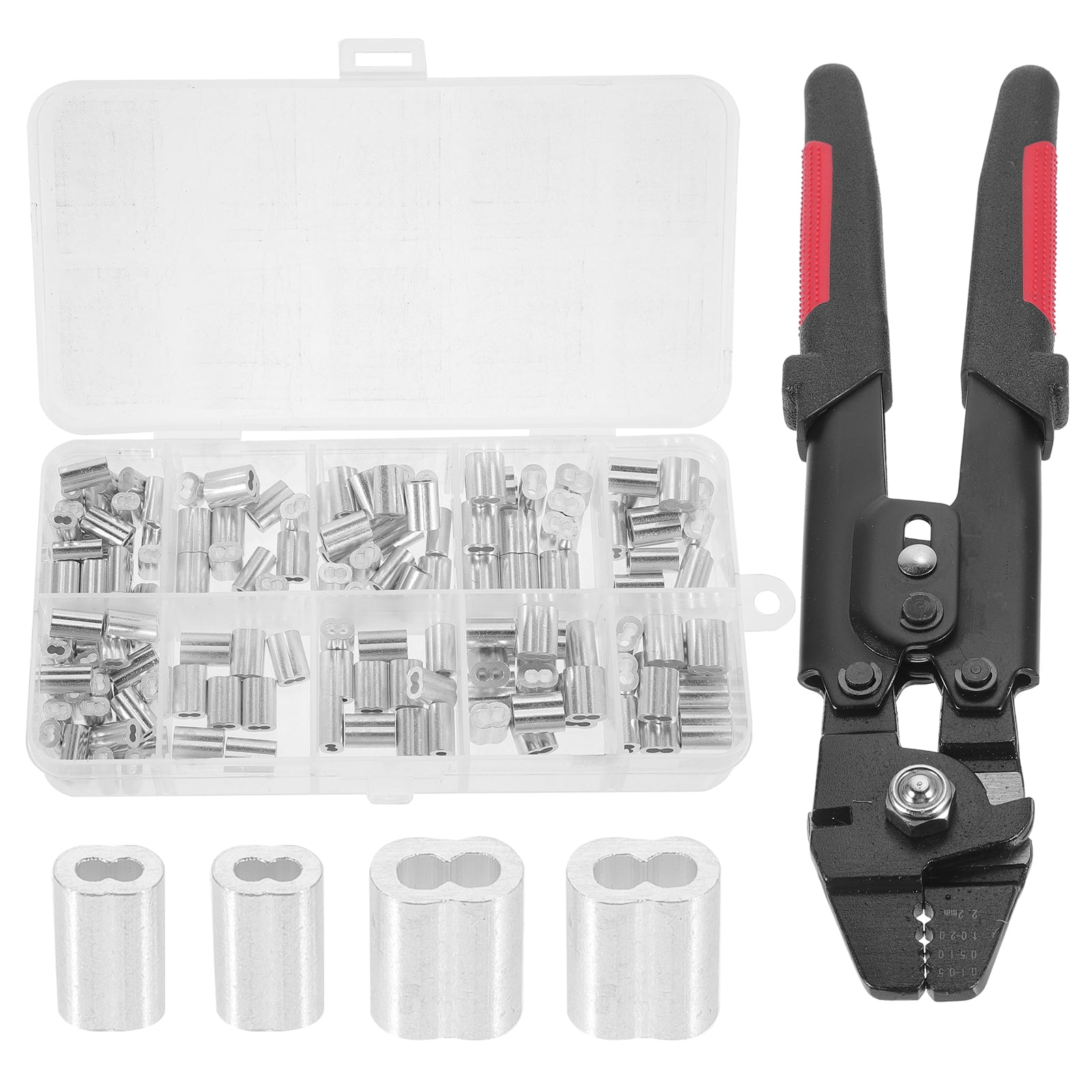 1 Set Cable Crimping Tool Wire Rope Crimping Tool Swaging Wire Ferrule Crimper