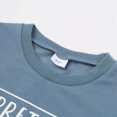 thumbnail image 5 of Xudanell Newborn Boy Outfits Long Sleeve Cute PRETTY FLY FOR A LITTLE GUY Letter Printed Sweatshirts Stripes Pants Outfits Baby Boy Winter Clothes, 5 of 7