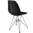 thumbnail image 3 of Allora Plastic Dining Side Chair in Black, 3 of 4