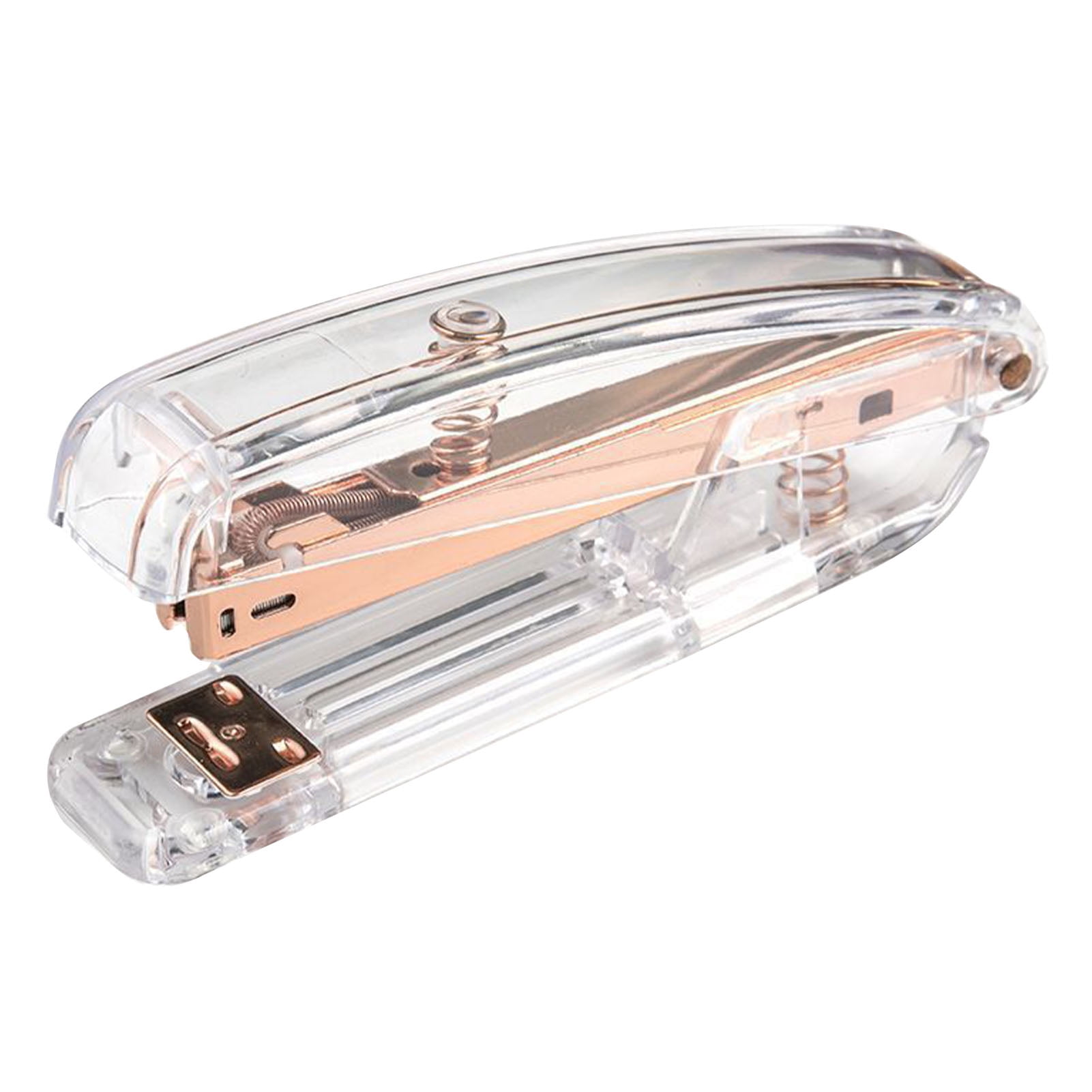 Staplers For Desk, Stapler Minimalist Style Stapler Labor Saving Easy Stapling Acrylic Metal Handheld Stapler  Small Stapler Comfortable Grip For Office School