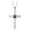 Silver, variant on YYKihy Cross Projection Necklace Christian Bible Projection Pendant Necklace Gift