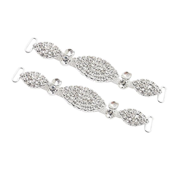 2 Pieces Crystal Rhines Connector Buckle Chain Decoration