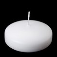 D'light Online Large White Floating Candles 3 Inch Bulk Pack Wax Discs