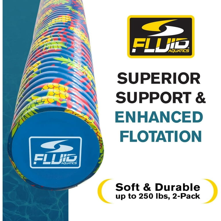 Fluid Deluxe Swimming Pool Noodle 2 Pack . Pool toy Unisex Teen