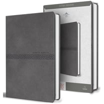 Biblia Rvr 1960 Letra Grande Tamaño Manual, Símil Piel Gris, Edición Económica / Rvr 1960 Bible, Large Print Manual Size, (Paperback)