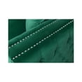 thumbnail image 4 of Ryan Green Velvet Double Chaise Sectional Sofa with Nail-Head Trim, 4 of 5