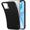 thumbnail image 1 of CoverON Apple iPhone 12 Pro Max Case (6.7"), FlexGuard Series Soft Flexible Slim Lightweight Fit TPU Minimal Phone Cover, Black, 1 of 8