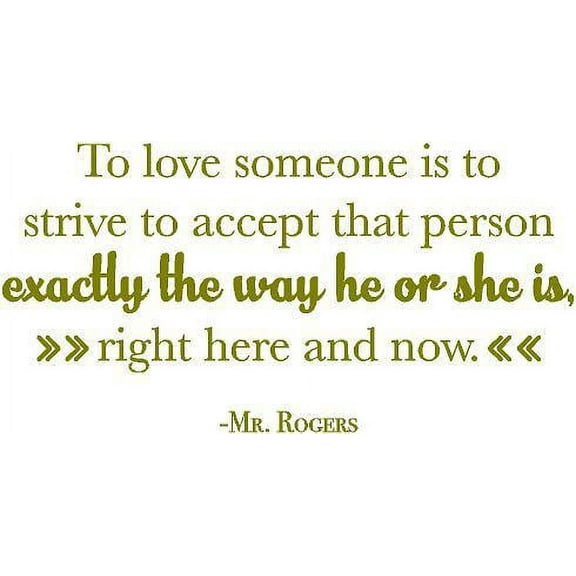 Mr. Rogers Quote for Wall - Vinyl Decal and Home Decor for Toddler, Baby, Kids Room or Bedroom - 20"x12"