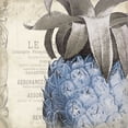 thumbnail image 2 of Grey, Jace 26x26 White Modern Wood Framed Museum Art Print Titled - Pineapple Blue, 2 of 4