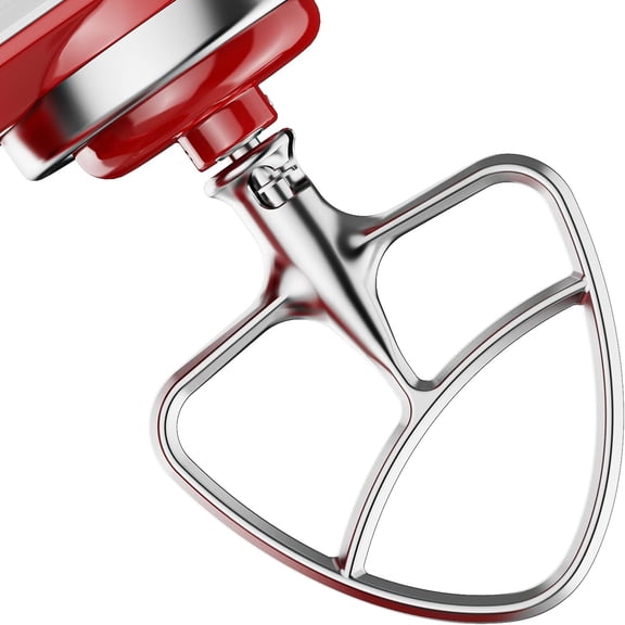 Paddle Attachment for Kitchenaid Mixer, Stainless Steel Flat Beater for KitchenAid 5Plus/6 Qt Bowl-Lift Stand Mixers, Stainless Steel Attachments for Kitchen Aid Stand Mixers, Dishwasher Safe