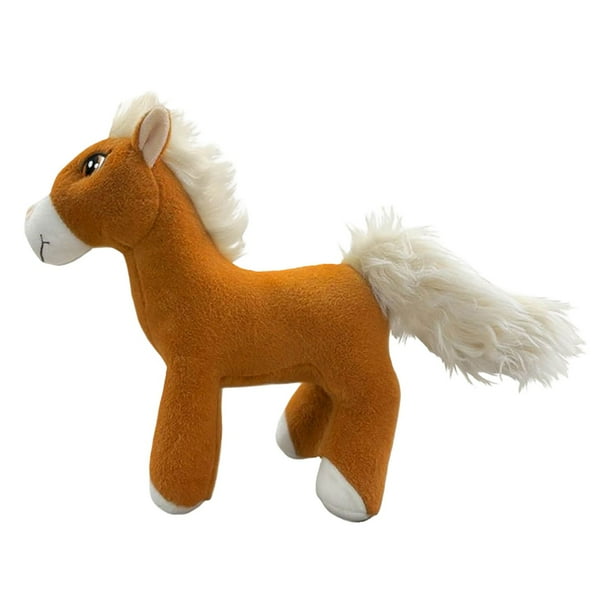 Peluche de caballo, muñeco suave y mullido para niños, diseño realista, perfecto para niños a partir de 3 años.