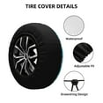 thumbnail image 3 of Kdxio Spare Tire Cover for RV Trailer, Waterproof Wheel Cover,Camper Spare Tire Cover Fit for Rv SUV Truck Travel Trailer -Dolphin, 3 of 8