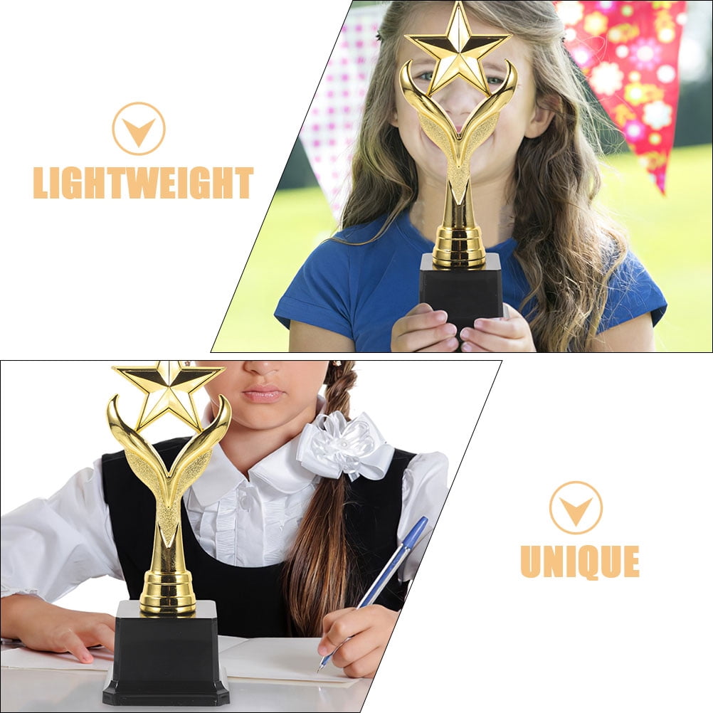 WHAMVOX  2 Pcs Kids Prizes for Rewards Party Birthday Awards Child Golden