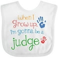 thumbnail image 3 of Inktastic Future Judge for Kids Boys or Girls Baby Bib, 3 of 4