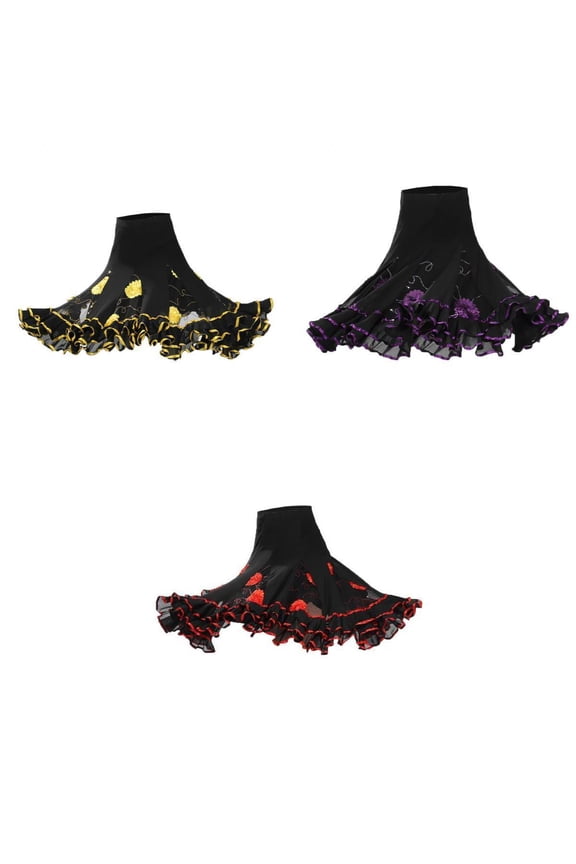 Set of 3 Sequins Ballroom Dance Dress Fill Swing Waltz Tango Women Girls