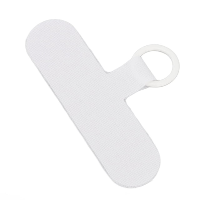 Phone Hanging Cord Tab, Lightweight Nylon Universal Less Interference Mobile Phone Lanyard Patch Compact Size With For Necklace Or Wrist Rope White,Black