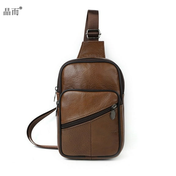Men's crossbody shoulder bag, casual travel chest bag