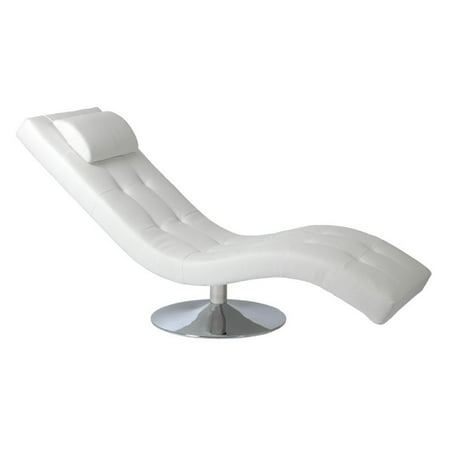 Euro Style Josephine Chaise Lounge White Euro Style Josephine Chaise Lounge White
