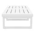 thumbnail image 4 of Compamia Mykonos Table Basse Rectangulaire de Salon, Fini Blanc, 4 of 7