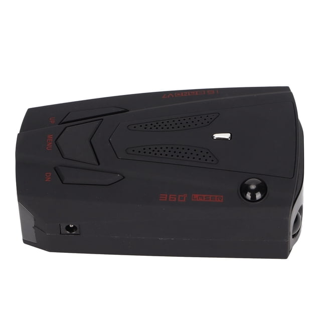 Escáner De Radar Para Automóvil, Monitor De Radar Para Automóvil Detección Láser De 360 grados Seguridad Negra Para Detección De Radar Para Vehículos