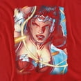 thumbnail image 2 of JLA Scowl Women's T Shirt, Red, Small, 2 of 6